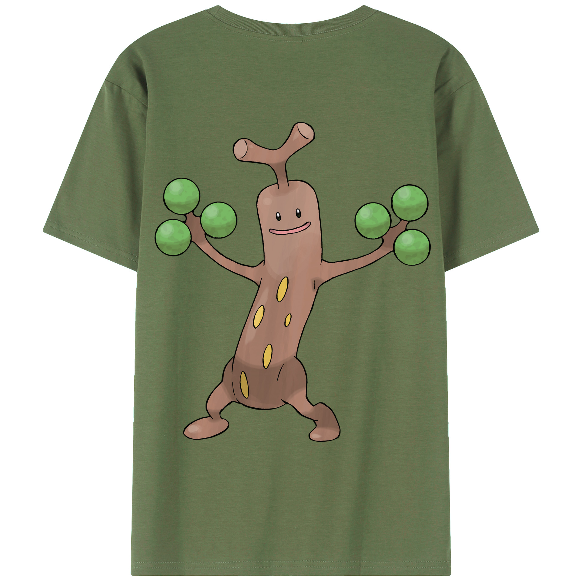 （画像用） ポケットモンスター Pokémon 綿100％ メンズ半袖Tシャツ（バックプリント） 通気性